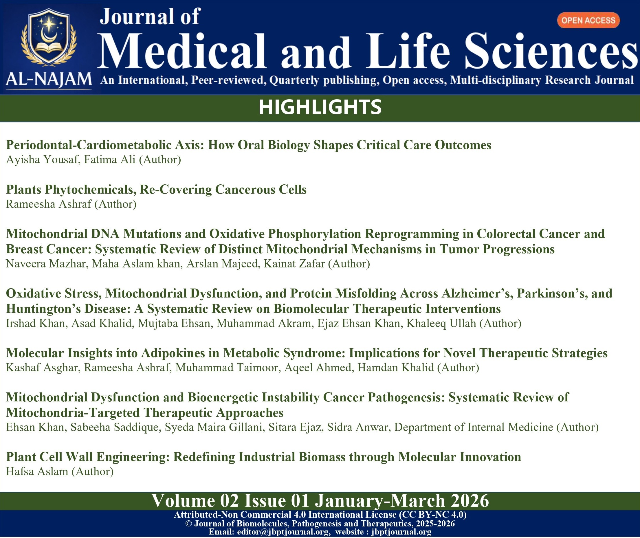 					View Vol. 1 No. 1 (2026): January-March
				